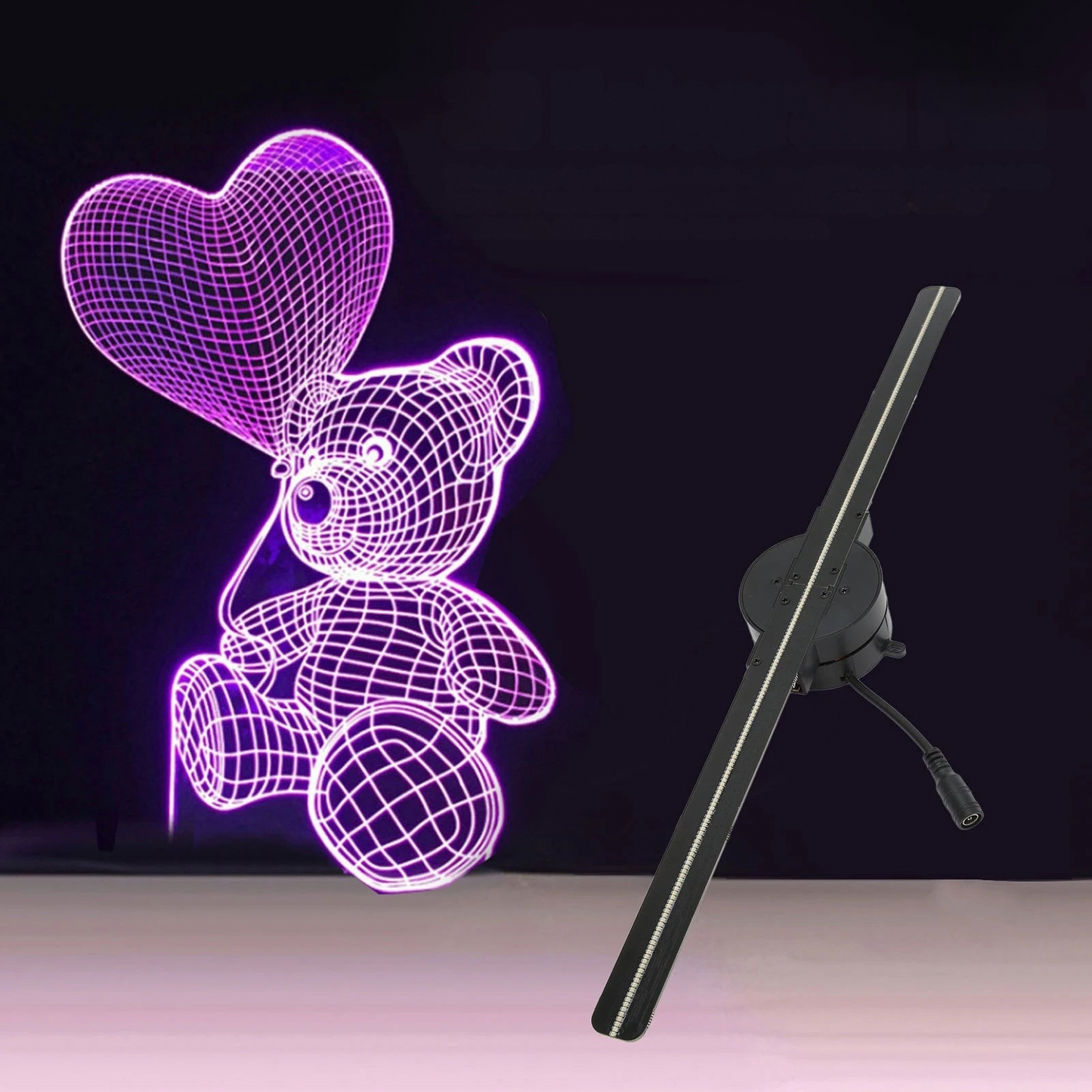 Holo Spin 3D - LED Hologram Projektor 🔮